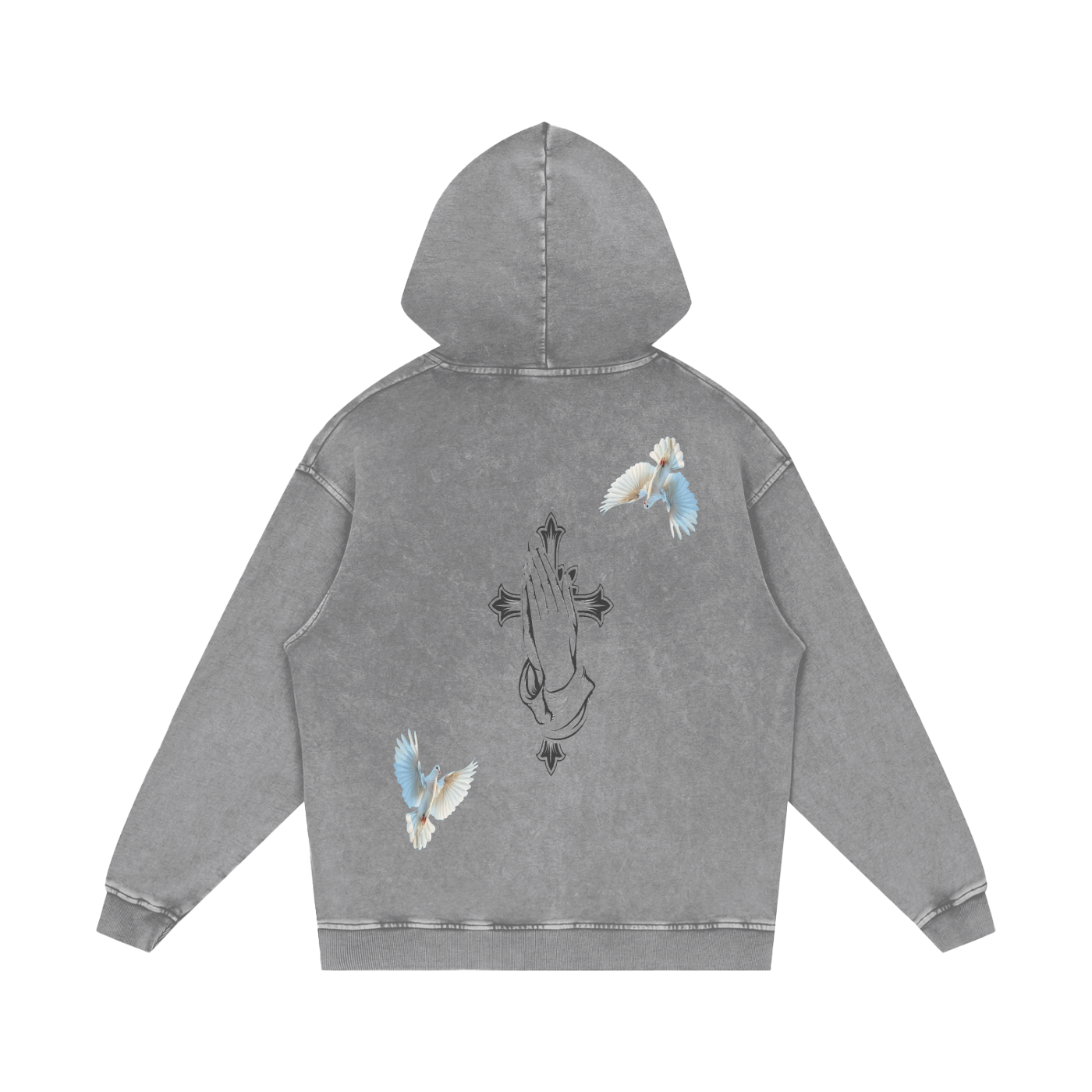 Acid Wash Oversize Hoodie - 420 GSM