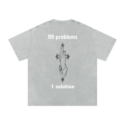 Acid Wash Oversize T-Shirt - 250 GSM