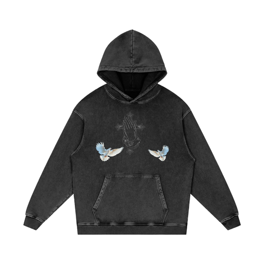 Acid Wash Oversize Hoodie - 420 GSM