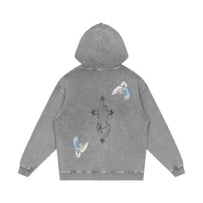 Acid Wash Oversize Hoodie - 420 GSM