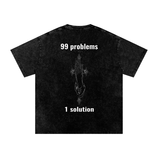 Acid Wash Oversize T-Shirt - 250 GSM